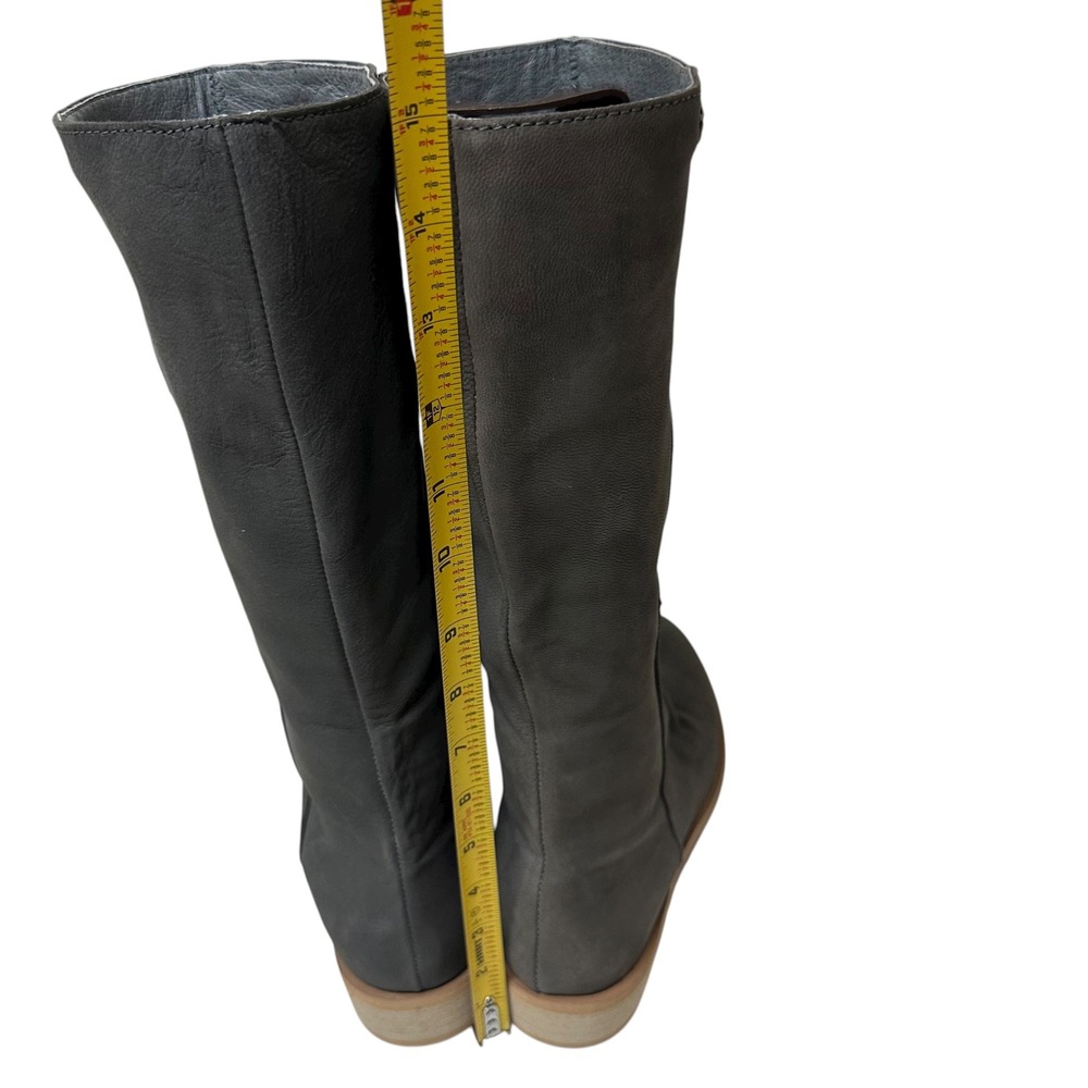Emu Australia Tall Suede Slouch Boots Dark Gray Women's US 9 - Picture 5 of 11